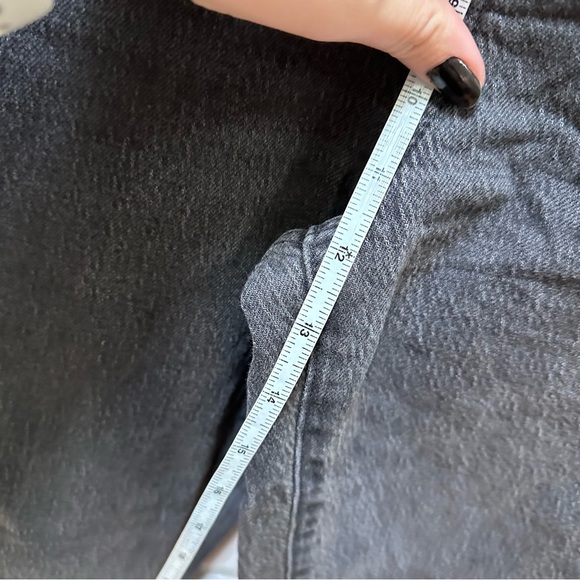 Madewell The Perfect Vintage Straight Jean Lunar Wash black high rise 29 tall - Picture 5 of 10